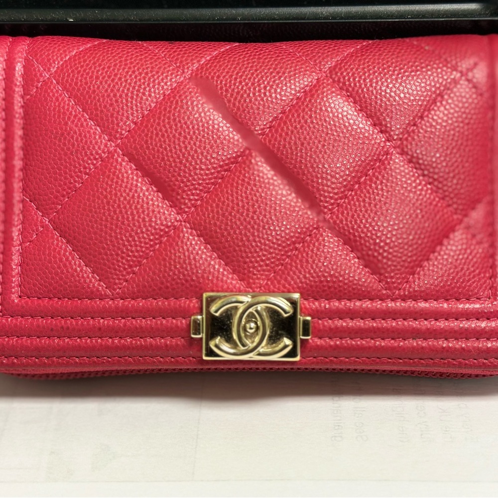 Boy CHANEL Zip Wallet